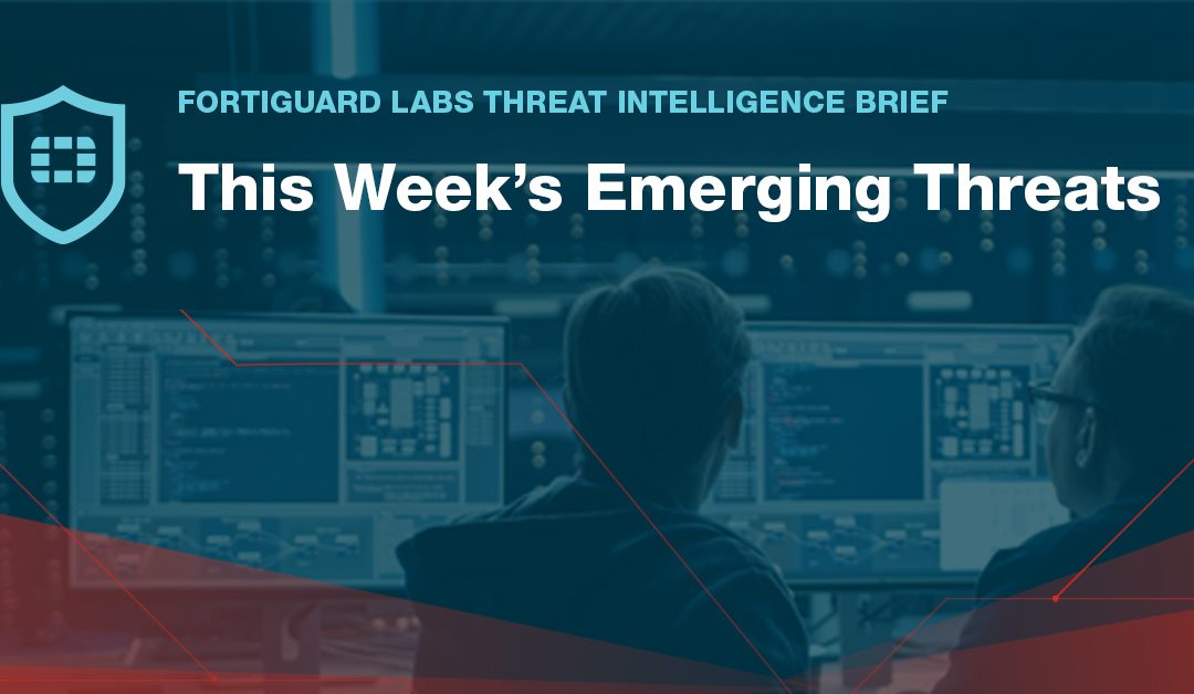 FortiGuard Threat Intelligence Brief – September 18, 2020